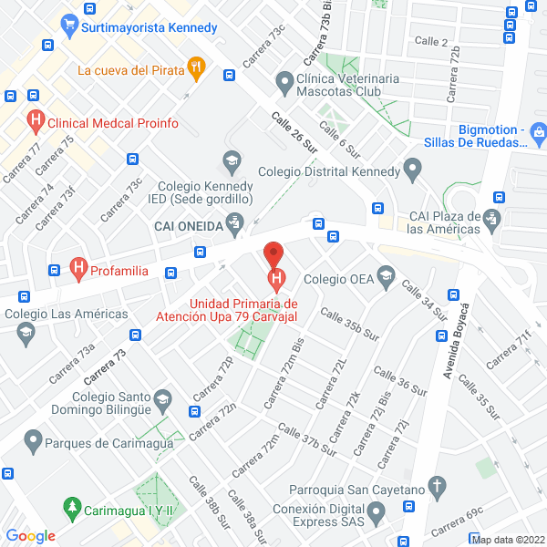 Map of Mehgas Service Ltda.