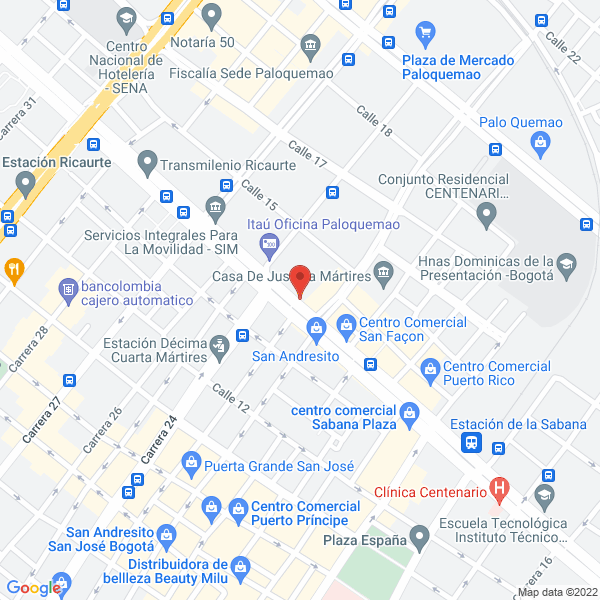 Map of Tornillos Y Herramientas 777 Calle 13 S.A.S.