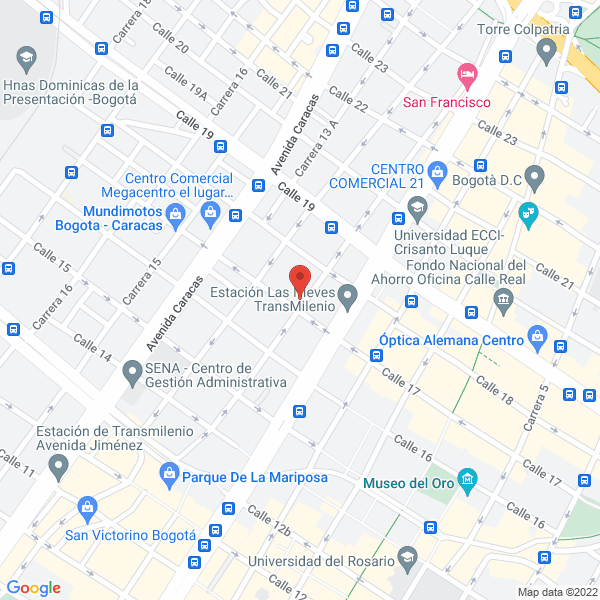 Map of Teleléctricos Ltda.