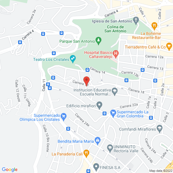 Map of Televicentro Galarza