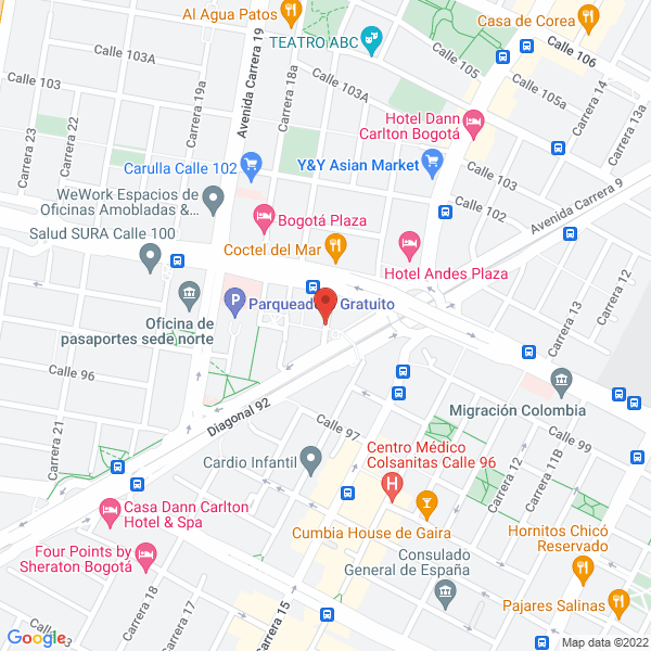 Map of Tenedor 5