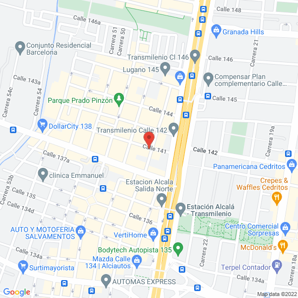 Map of Seguridad & Balística S.A.S.