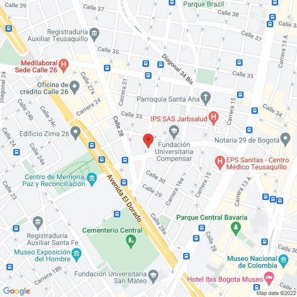Map of Seguridad Privada Y Vigilancia Terentia Seguridad Ltda.