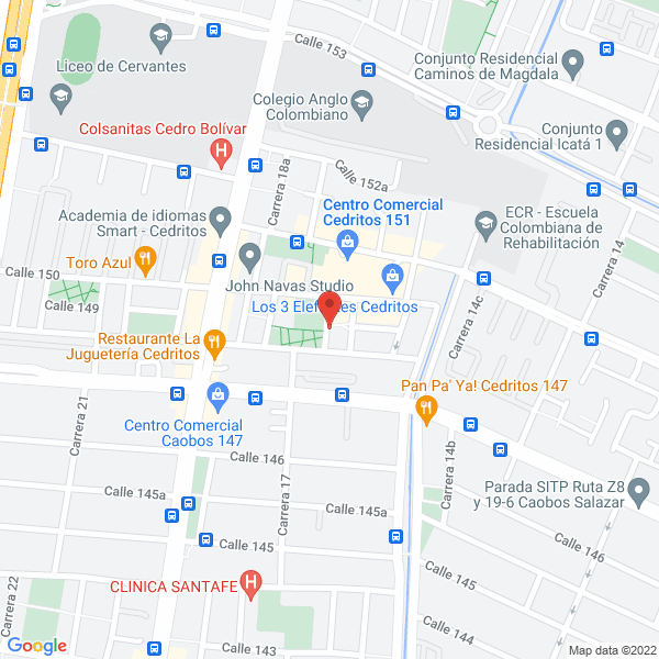 Map of Seguridad Y Vigilancia Reina Ltda.