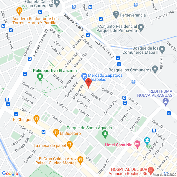 Map of Suministros Elca Ltda.