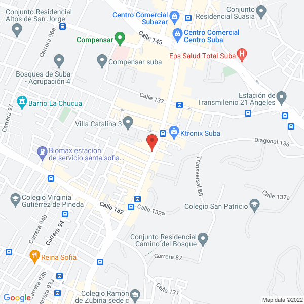 Map of Restaurante Estrella Fija
