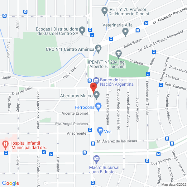 Map of Centro Diesel