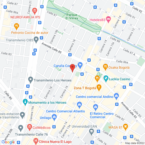 Map of Transcumbre Ltda.