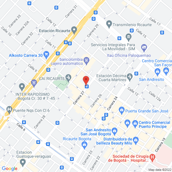 Map of Transfercolors S.A.S.