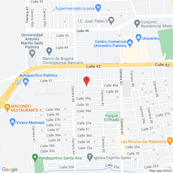 Map of Transporte Especial Y Escolar Oscar Garzón