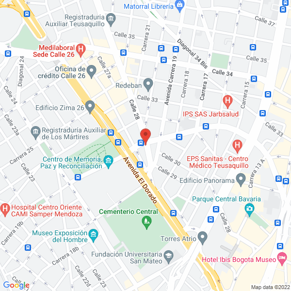 Map of Transporte Integral Platinium Ltda.