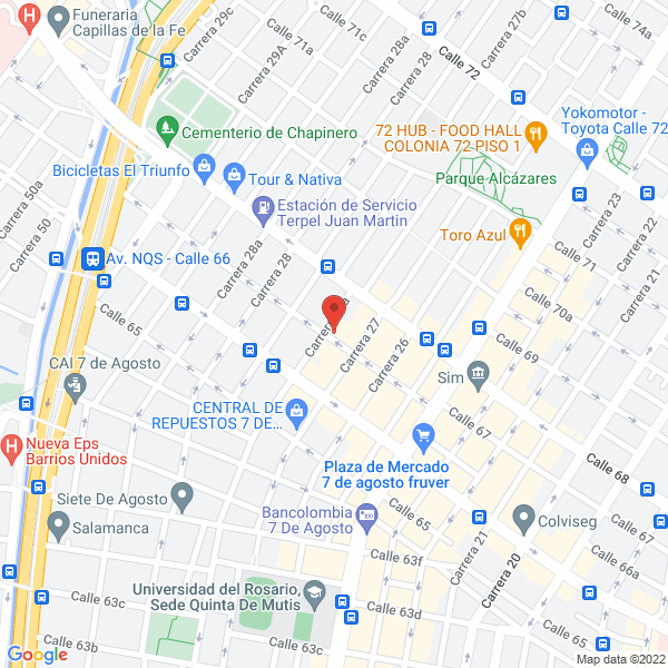 Map of Taller De Mecánica Automotriz Audiwagen