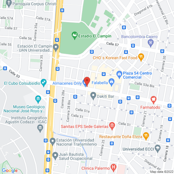 Map of Varela Ennid - Confecciones