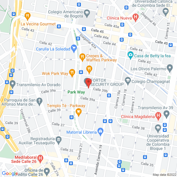 Map of Restaurante Refugio El Legado