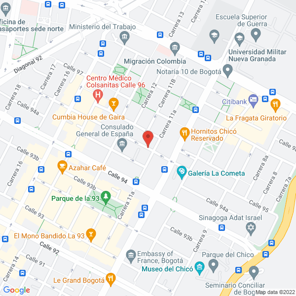 Map of Restaurante Sana Que Sana