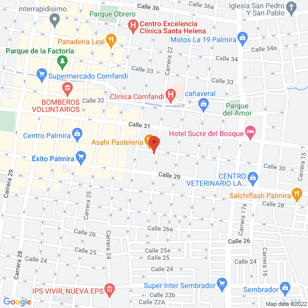 Map of Restaurante Shangay Oriental
