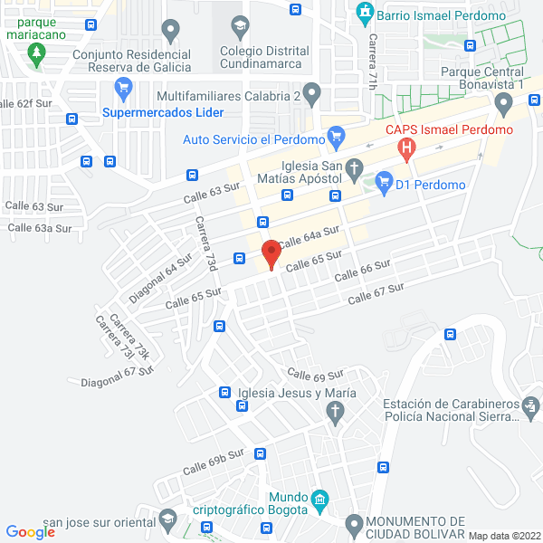 Map of Vidrios Elver