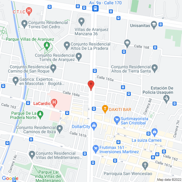 Map of Cerraduras Babilonia