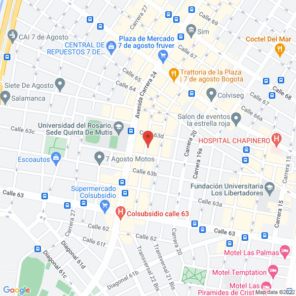 Map of Vigilancia Profesional De Defensa Viprodef Ltda