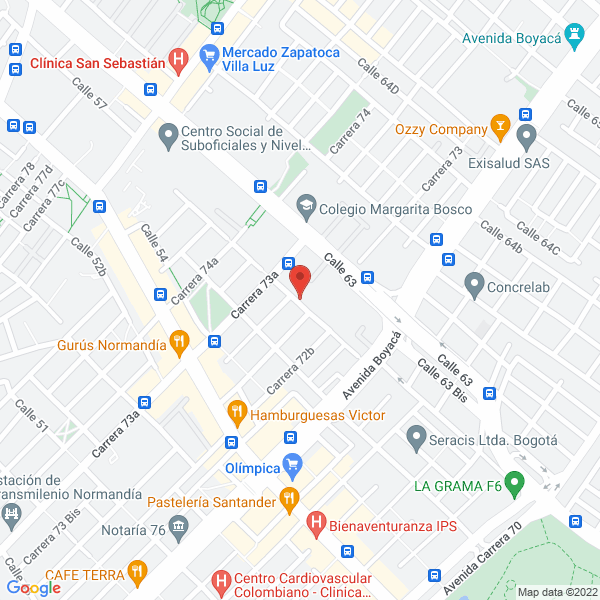Map of Vigilancia Y Seguridad Privada Pithsburg Ltda.