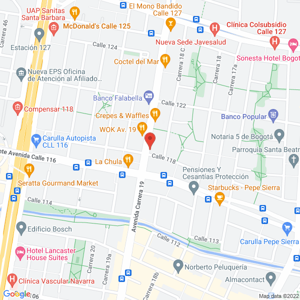Map of Tcrp Telecomunicaciones S.A.S.