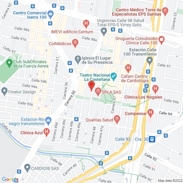 Map of Aliviamos I.P.S.