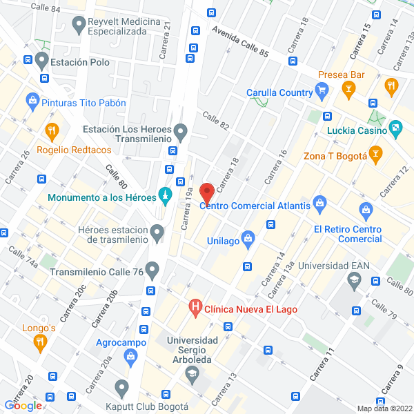 Map of Teach International Ltda
