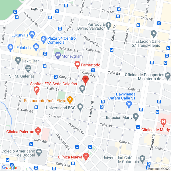 Map of Teatro La Libélula Dorada