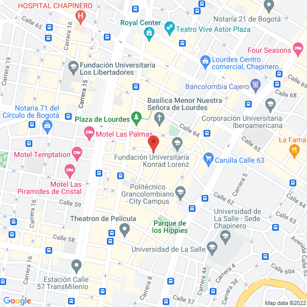 Map of Teatro Libre