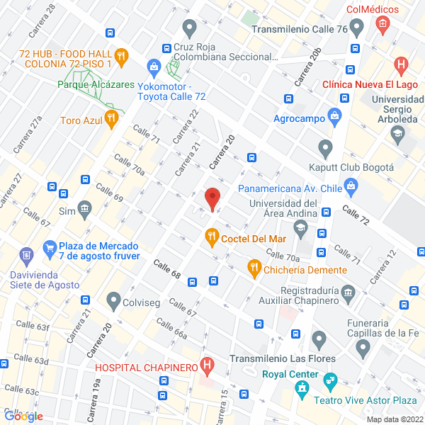 Map of Teatro Quimera