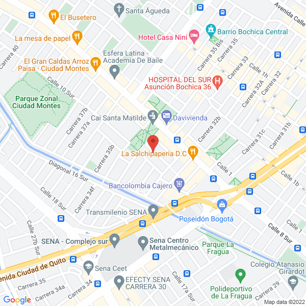 Map of Veterinarios A Su Hogar