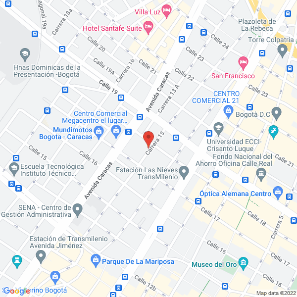 Map of Inversiones Behe S.A.