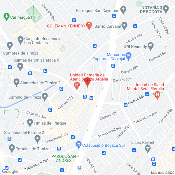Map of T Y G Ingeniería Y Proyectos S.A.S.