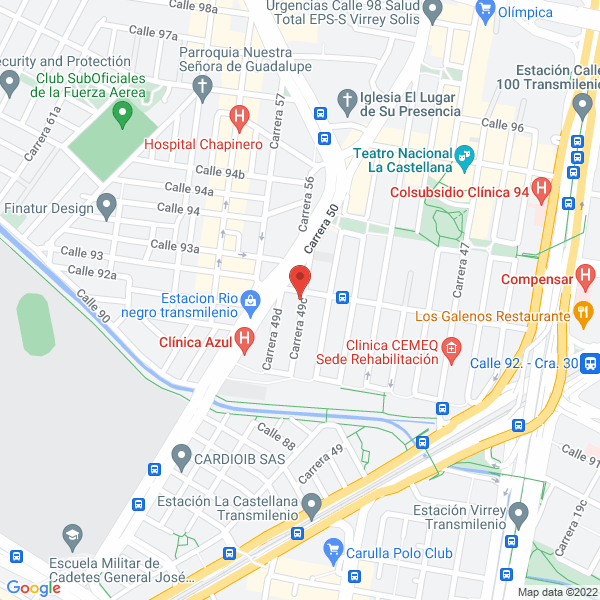 Map of Villa Knina