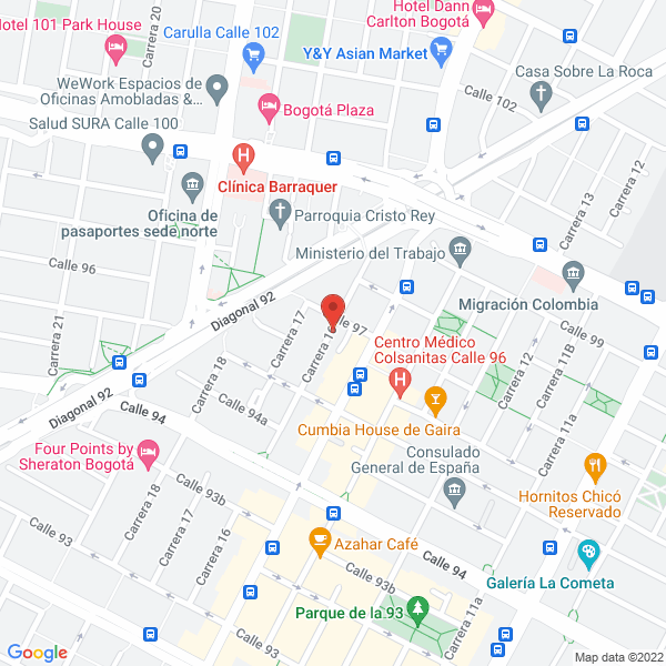 Map of Vip Contadores S.A.S.
