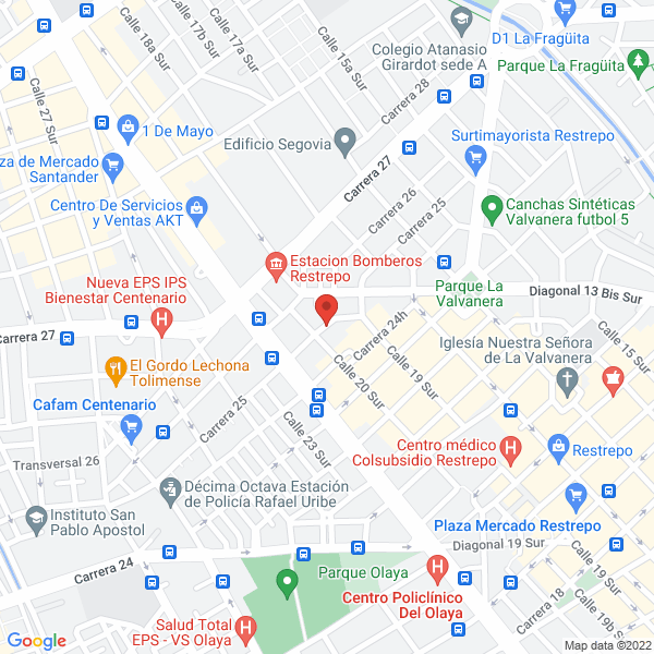 Map of Virtual Boots Bags And Belts S.A.S.