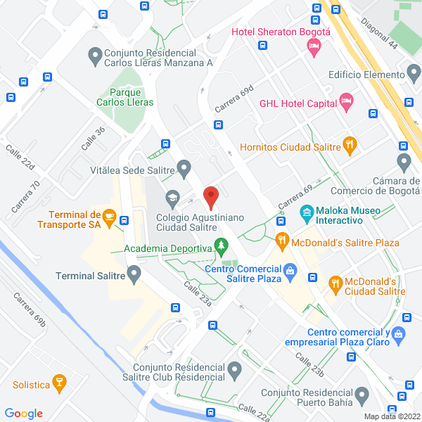 Map of Tbb Pizza