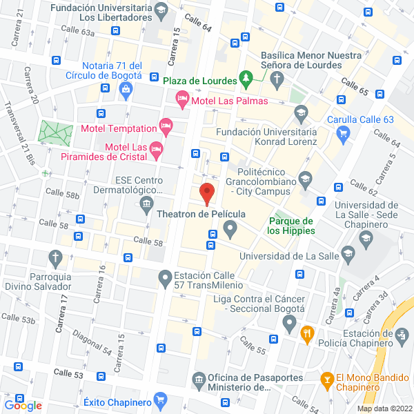 Map of Team Contable Y Financiero S.A.S.
