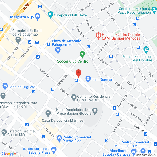 Map of Tecnimportaciones Ltda.