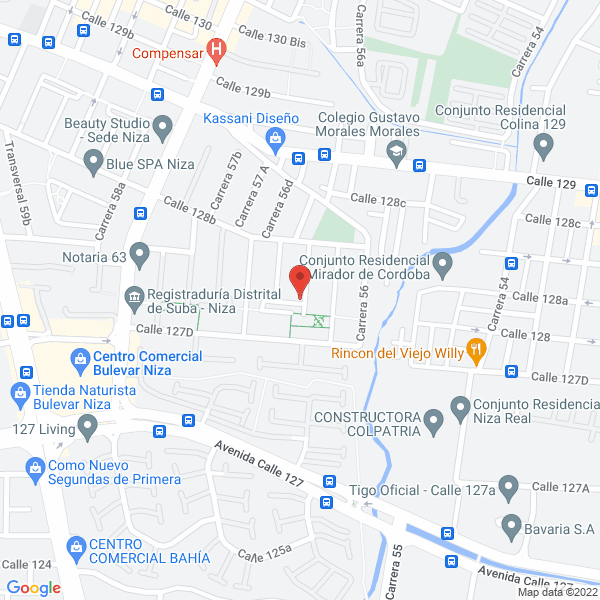 Map of Tecnodesarrollo Ltda.
