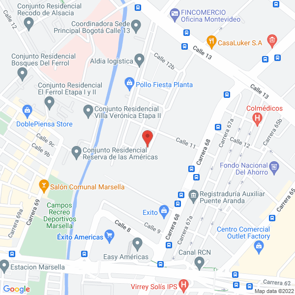 Map of Tecnoembalaje S.A.S.