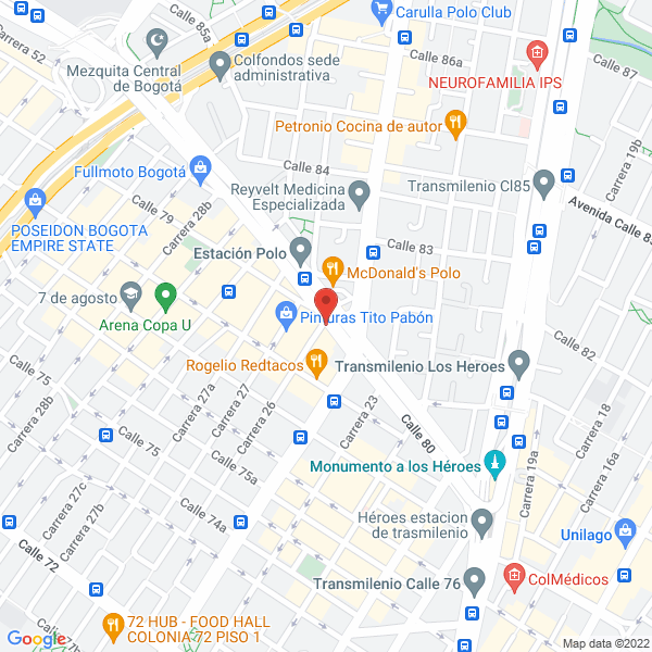 Map of Transcorp S.A.S.