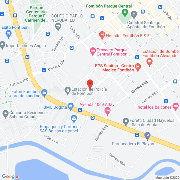Map of Transporte De Carga Dalau Ltda.