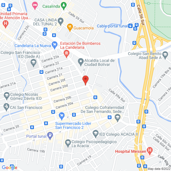 Map of Tecnoseguridad Jf S.A.S.
