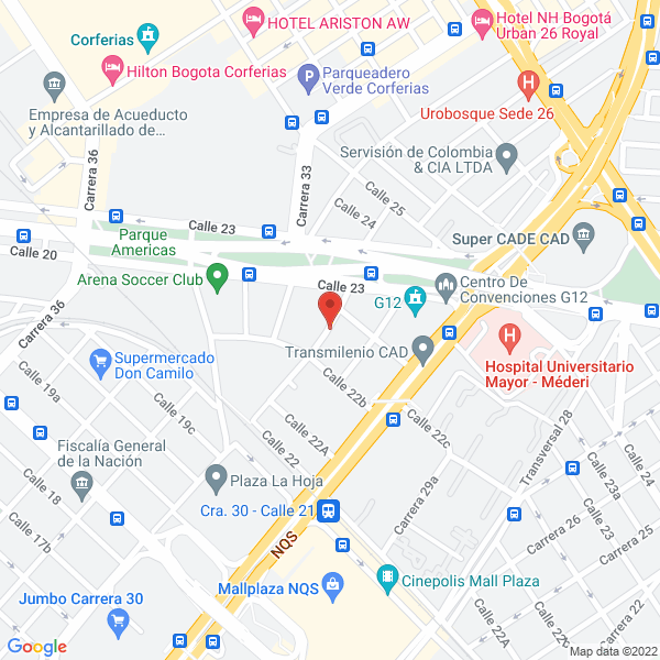 Map of Tecnoweld S.A.