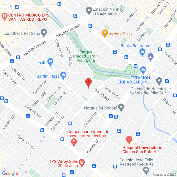Map of Tejidos Y Confecciones Díaz González S.A.S.