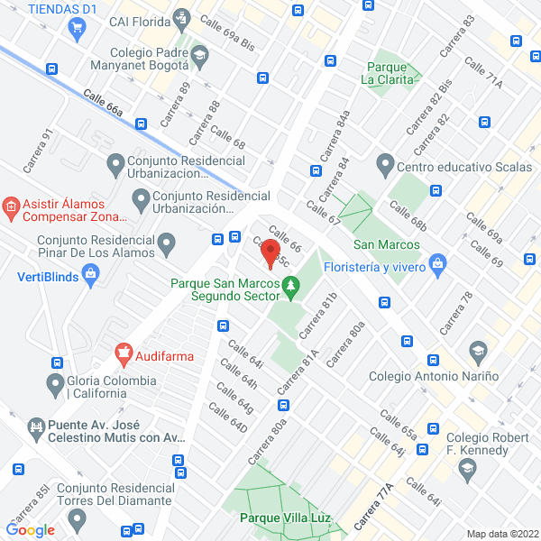 Map of Tele-Expertos Ltda.