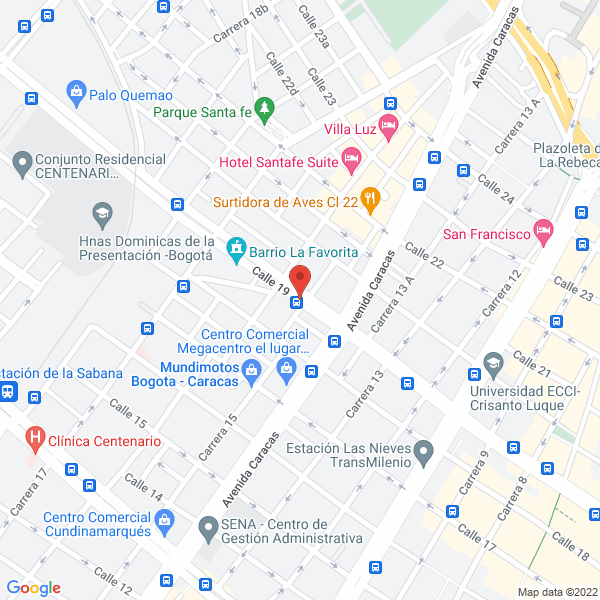 Map of Tomacol S.A.S