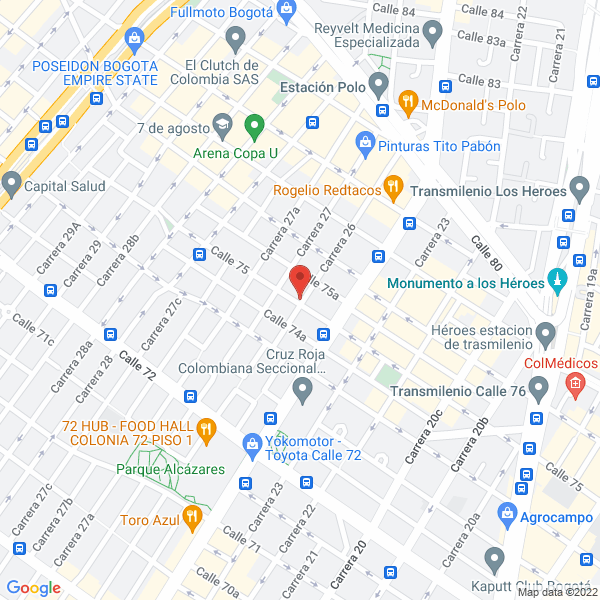 Map of Universal De Seguridad Ltda.