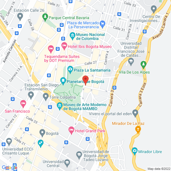 Map of Valenzuela Klenner Galería